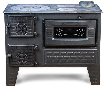 Отопительно-варочная печь МастерПечь ПВ-04 с духовым шкафом, 7,5 кВт в Орске
