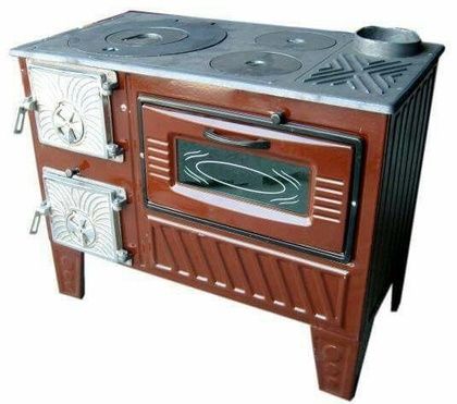 Отопительно-варочная печь МастерПечь ПВ-03 с духовым шкафом, 7.5 кВт в Орске