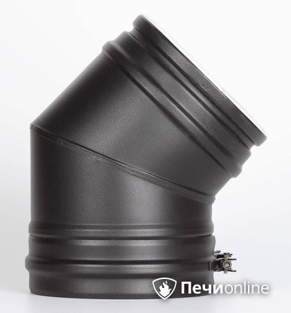 Колено 45° Schiedel Отвод 45° д.150 PM25 (Черный) Permetr в Орске