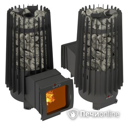 Дровяная печь-каменка GrillD Cometa Vega 180 window long Max в Орске