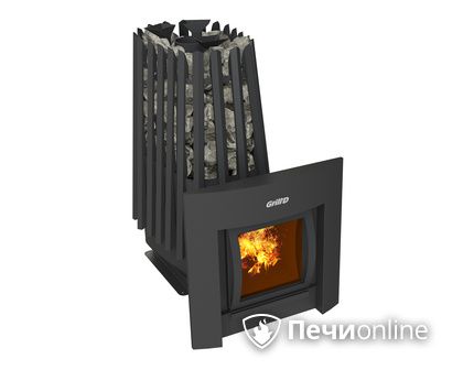 Дровяная печь-каменка GrillD Cometa Vega 350 window Max в Орске