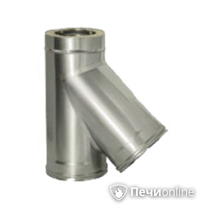 Дымоход Дымок Тройник 45° с изоляцией 0.5 мм. ТRFR45 150/230 в Орске
