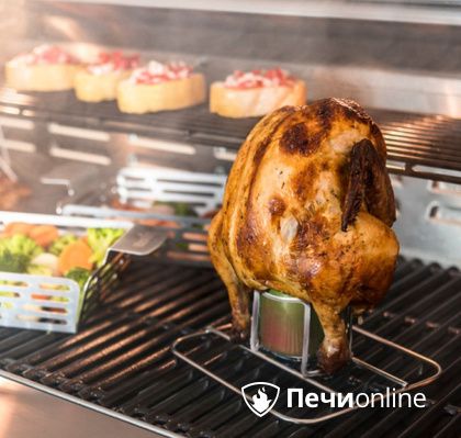 Ростер Char-Broil Grill+ для курицы с креплением для емкости в Орске