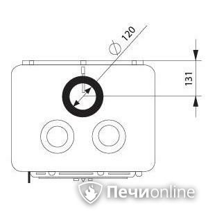 Отопительно-варочная печь Ferguss Magma cook side door в Орске