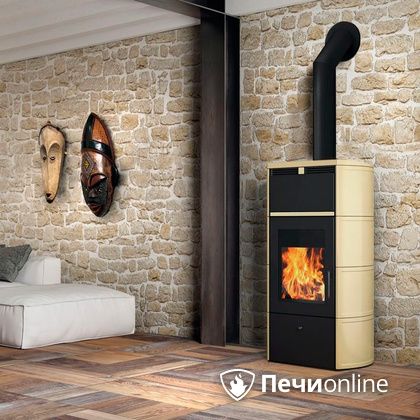 Печь-камин Edilkamin Flamma 24 kw V.C. Pergamena с Т/О в Орске