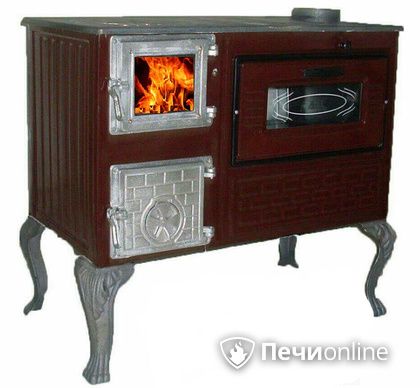 Отопительно-варочная печь МастерПечь ПВ-06 с духовым шкафом, 7.5 кВт в Орске