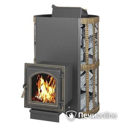 Дровяная банная печь Везувий Скиф с закрытой каменкой (270) в Орске