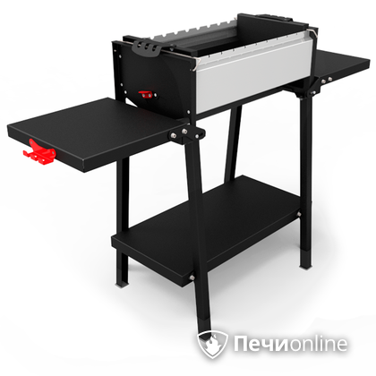 Мангал Grillver Крафтикс Сильвер на подставке в Орске